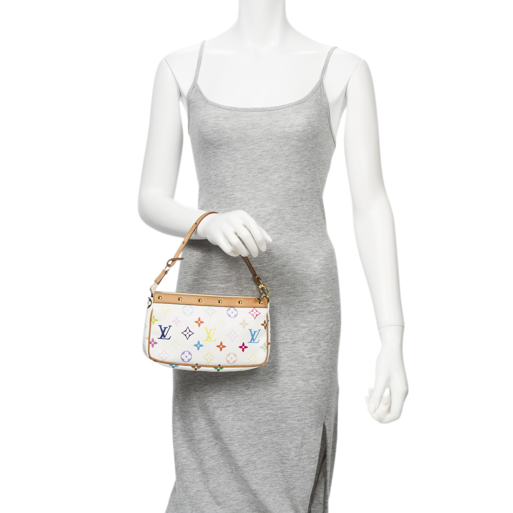 Louis Vuitton Ltd. Ed. "Takashi Murakami Multicolore" Accessory Pouch - Picture 2 of 3